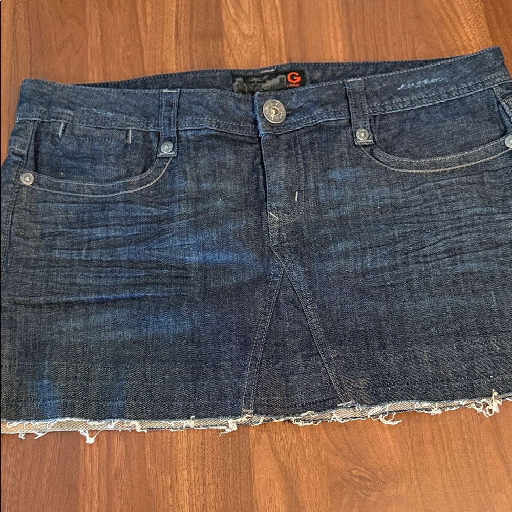 G by Guess Chic Dark Blue Mini Skirt